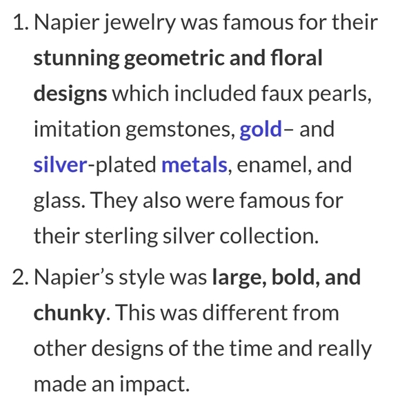 Napier gold rope link bracelet - Picture 7 of 7